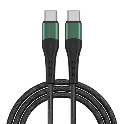 China MP3/MP4 player custom factory aluminum alloyusb type c to type c cable 3a palladium 60w cable fast charging usb cable for sale