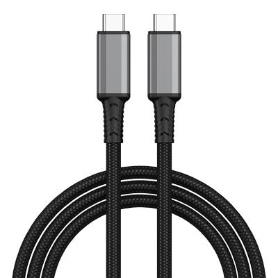 China MP3/MP4 Player OEM Factory 1m Laptop Charger Cable Aluminum Braided 100w USB C To C Cable Power Cables for sale