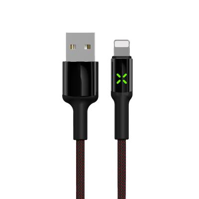 China Etc.electronic mobile phone product certified factory smart power off colorful LED 3ft usb port date 6ft cable for sale