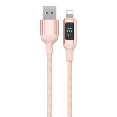 China MP3/MP4 Player OEM Manufacturer Digital Display Aluminum Alloy 1m Cable Mobile Phone Charger Charging Cable for sale