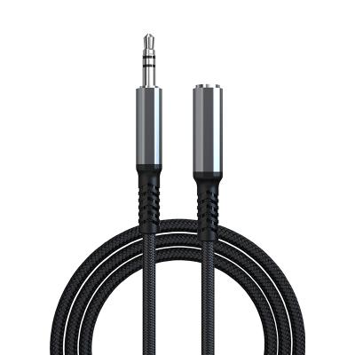 China aux audio cable Speaker Cable 3.5mm Aluminum Braid Microphone Service Provider OEM/ODM for sale