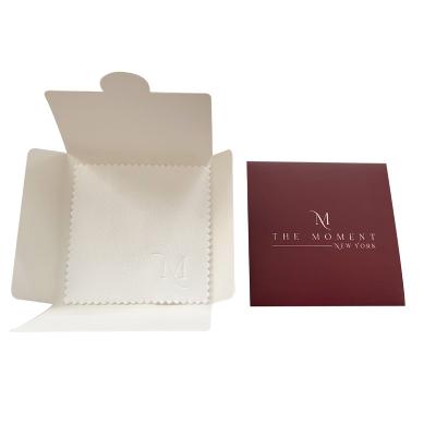 China Microfiber Cleaning Cloths 7X14cm Microfiber For Jewelrys Micro Suede Cloth Diamond Silver Polish Cleaning Towel for sale