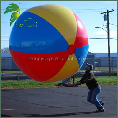 China Popular oxford fabric or pvc pvc inflatable beach ball, colorful inflatable ball for sale for sale