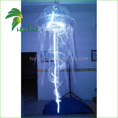 China Beautiful Exhibition Party Colorful Event Decoration LED Jellyfish Flashing Inflatable Balloons for sale