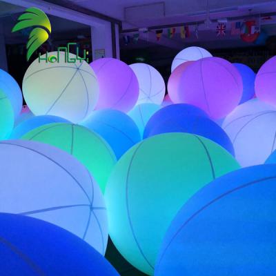 China Shows Most Popular Amazing Colorful LED Lighting Inflatable Crowd Glow Touch Ball for sale