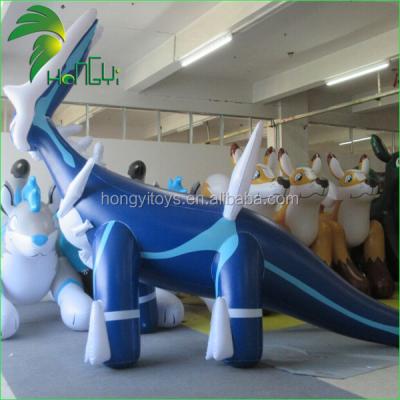 China Manufacture Inflatable inflatable cartoon character hongyi toy Blue Dragon Inflatable Toys for sale