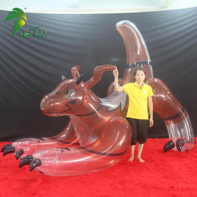 China Sph Inflatable Hongyi Cartoon Clear Inflatable Dragon Inflatable Model Toy Cartoon Toy Inflatable Animal for sale