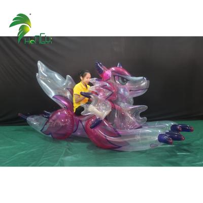 China Toy Hongyi Custom Inflatable Clear Inflatable Transparent Arctic Fox Inflatable Animal Inflatable Material for sale