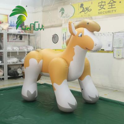 China Toy Custom Design Soft Inflatable PVC Inflatable Bouncer Jumping Horse On Sale for sale