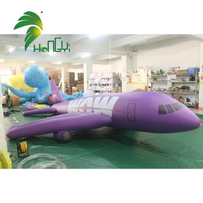 China High Quality Inflatable PVC Inflatable Giant Flat Advertising Inflatable Airplane Shape For Promotion for sale