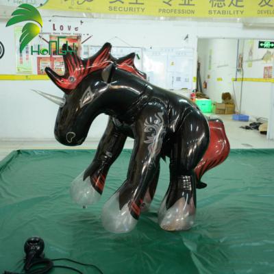 China Inflatable Toy High Quality Double Layer Cartoon Inflatable Unicorn Suit Inflatable Model for sale