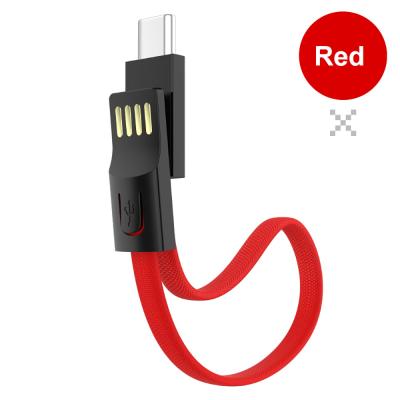 China Mini Travel Charger Line USB Charging Cable 2.1A Fast Charging Key Chain And Bottle Opener for sale