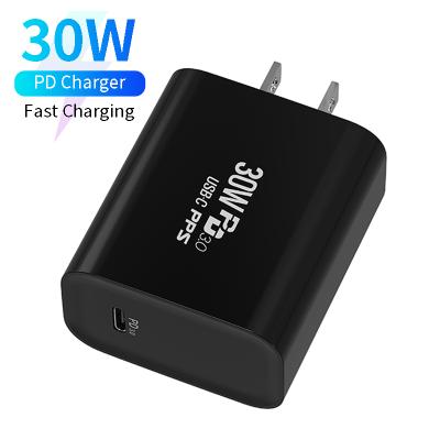 China Charging For Type C Mobile Phones Wholesale 30W USA Plug Fast Fast Wall Charger PD3.0 High Power Home Wall Charger for sale