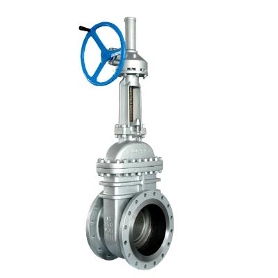 China General China Factory API Flexible Solid Wedge Flange Worm Gear Gate Valve for Water Oil Gas for sale