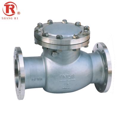 China One Way Factory CE API Hot Sale Gigabyte DIN Flange Swing Check Valve Steel Non Return Non Return Valve / for sale