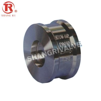 China CE General Factory Price List SS Wafer Lift Type High Quality Check Valve for sale