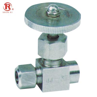 China Mainline Ferrule General High Pressure Steel Needle Valve for sale