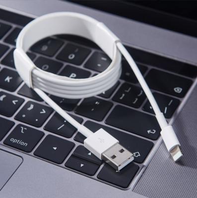 China Mobile Phone Factory Price 5V 2.4A USB A to Lightning Cable Fast Data Transfer Charging iPhone Mobile Phone USB Charger Cable for sale