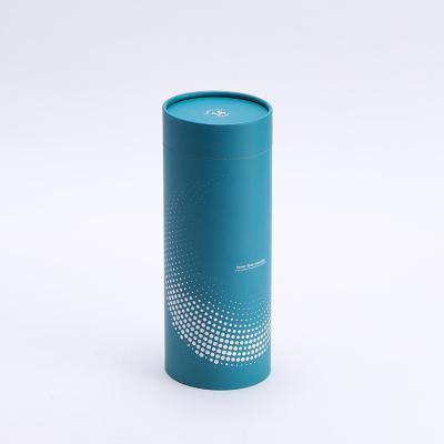 China Recycled Materials Strong Custom Logo Printed Paper Tube Cylinder Round Box for sale