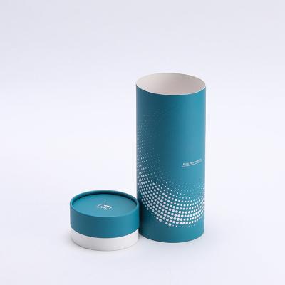 China Recycled Materials Custom Paper Tube Gift Round Box Cylinder For Cosmetic for sale