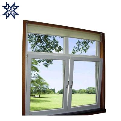 China Magnetic Screen New material factory price and high quality Aluminium Tilt And Turn Window for sale