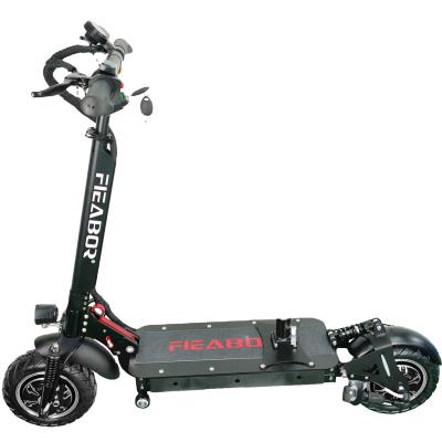 China Q04 unisex 48V unisex 1200W 10.5 inch off-road tire single drive spring shock absorber adult electric scooter in stock for sale