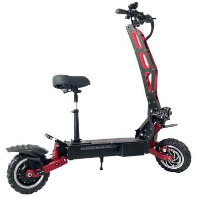 China Factory price 5600V 60V unisex electric scooter unisex electric scooter Q09plus double high speed motor in stock for sale