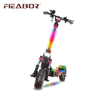 China fieabor factory unisex CE 52v 2400w unisex load 200kg stand up electric scooter for sale