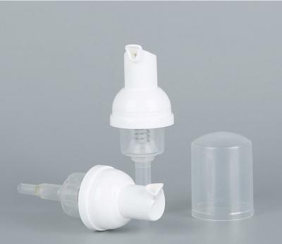 China Cosmetic plastic soap foam pump bottle with 30/410 foam pump for liquid shampoo foam packaging for sale