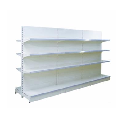 China Double-sided hot sale shop display rack/shelf/shelves supermarket rack zu verkaufen