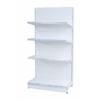 China Suzhou High Quality Double Sided Multifunctional Shelf Supermarket Cold Rolled Steel Metal Shop Rack Rack Systems For Display Merchandise zu verkaufen