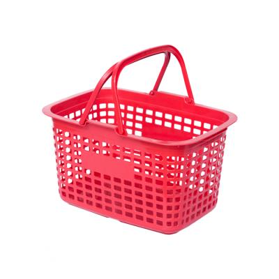 China Eco - Friendly Grocery Basket Hot Selling Japanese Style Plastic Shopping Basket for sale