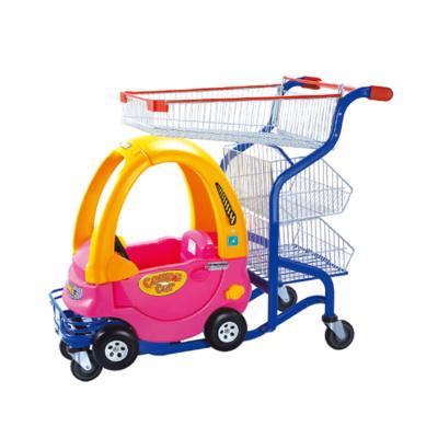 Cina Durable High Quality Shopping Trolley Plastic Kids Child Trolley Trolley in vendita