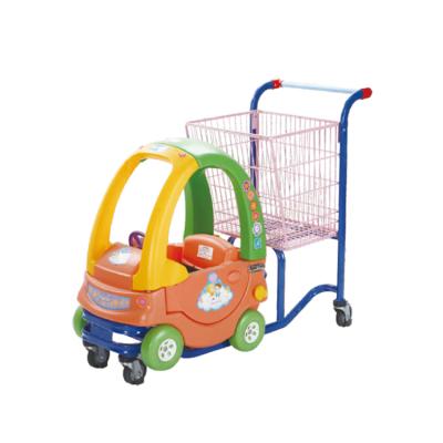 China Durable Low Price Kids Shopping Cart Child Supermarket Trolley Trolley Te koop