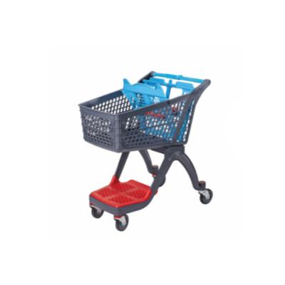 China Durable Supermarket Plastic Shopping Cart , Plastic Shopping Trolley en venta