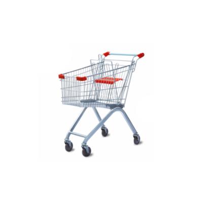 China Durable Hot Selling European Style Grocery Shopping Trolley Cart à venda