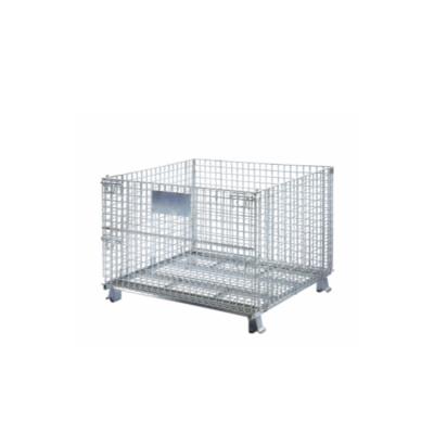 China Wholesale High Quality Corrosion Protection Factory Price Metal Storage Cage With Pallet Base for sale