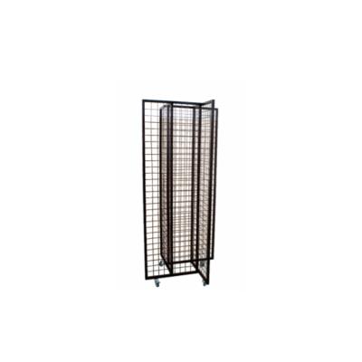 China High Quality Double Sided Stainless Metal Display Rack Wire Rack Display Rack for sale