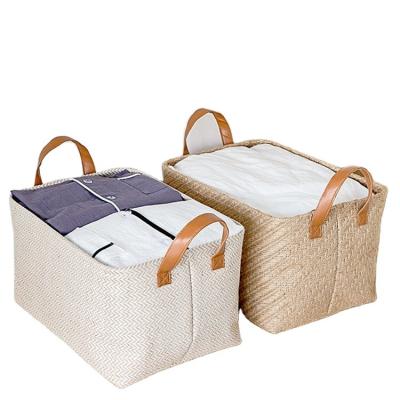 China Home Storage Top Sale Guaranteed Quality Storage Basket Fabric Laundry Stoarge Basket for sale