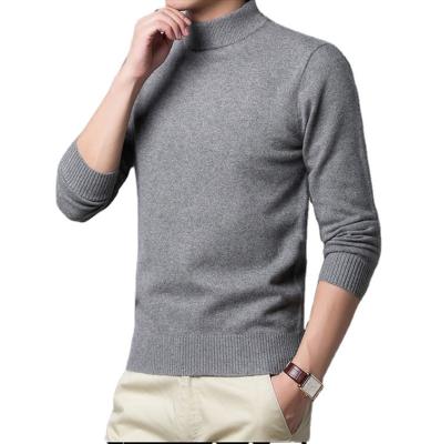 China Anti-wrinkle Customized CashmereBasic 100% Cashmere Knitted Sweater Pullovers For Men for sale