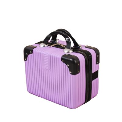 China 14 Inch Hard Shell Trolley Luggage Hand Luggage Case Female Mini Storage Bag Cosmetic Case Travel Case for sale