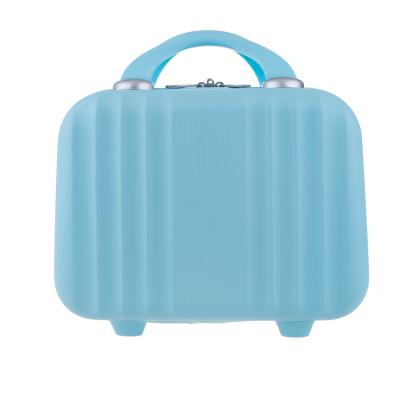 China Hard Shell Trolley Luggage ABS Hand Luggage Box 14 Inch Mini Storage Bag Cute Cosmetic Lightweight Small Case Female Travel Case for sale