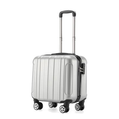 China Small Capacitypilot ABS Luggage Bag Hardshell Travel Trolley Suitcase Hand Luggage Wholesale for sale