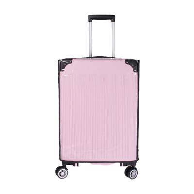 China Luggage Personalized Luggage Open Front Protector Protective Cover Suitcase Rose Neoprene Pink Which Are Tsa Approved Key for sale