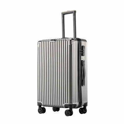 China ABS Hardshell 20 Inch 22 24 26 ABS Trolleys Bags Travel Spinner Luggage Suitcase Customizes Logo for sale