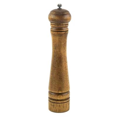 China Sustainable Wood Salt And Pepper Grinder Manual Adjustable Thickness Seasoning Grinder for sale