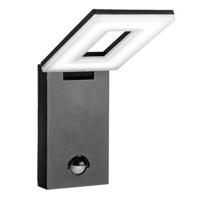 China High Quality Hot Sales Aluminum Polycarbonate Garden Outdoor Wall Mounted Lamp With Sensor Outdoor Wall Light for sale