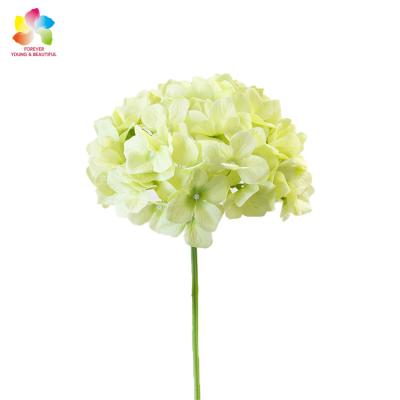 China Luxury Wedding Table Centerpieces Wholesale Premium Quality Silk Cloth Flowers Large For Wedding Home Decor Artificial Hydrangeas for sale