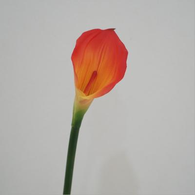 China Real Touch PU Plastic Flowers Calla Lily Flower For Wedding And Party Decoration for sale