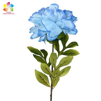 China Indor Decoration Artificial Flowers Silk Peony Flowers Wedding Favors Artificial Roses Ted Bkerpure Peony Wholesale Real Touch for sale